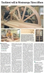 2 - Sächsische Zeitung 13.07.2011 - Tischlerei will in Westeuropa Türen öffnen